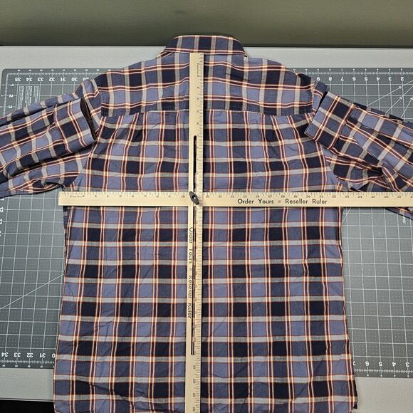 Vintage Timberland Shirt Mens Large Plaid Work Outdoors Logger Preppy Heritage - Picture 9 of 11